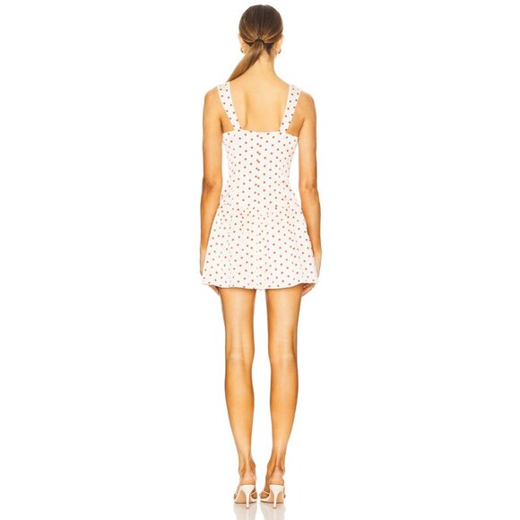 Runaway The Label Santori Mini Dress in Red Polka - Picture 4 of 6